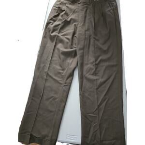 Vintage Ralph Lauren Chaps Gray Pleated Pants Mens 38‎ x 30